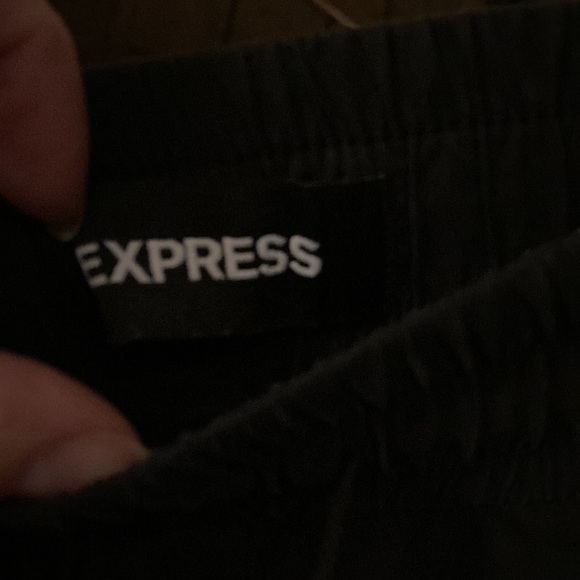 Express High Waist Silky Joggers. Elastic Waist with Drawstring. Size XS - Picture 2 of 5